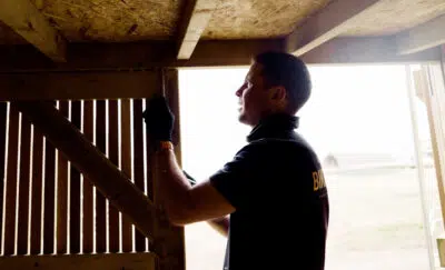 Close-up of a bike shed security feature, featured in the bike security guide