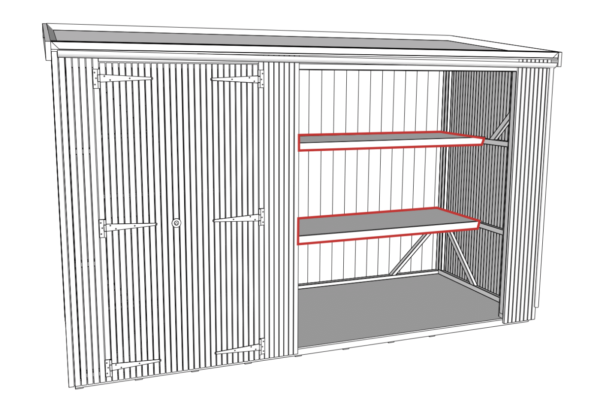 Sketch if bike shed personalisation